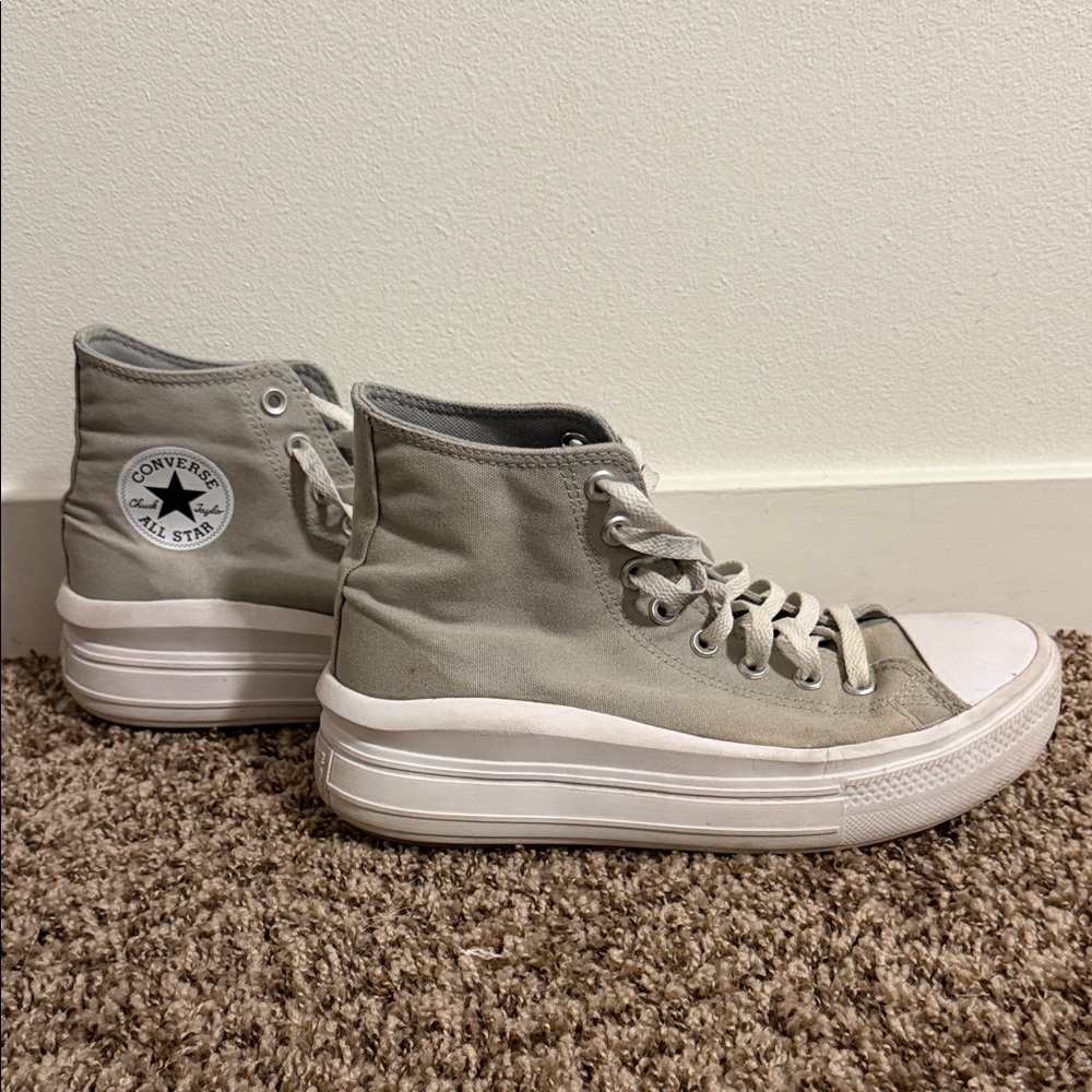 Converse Women's Sage Green High-Tops